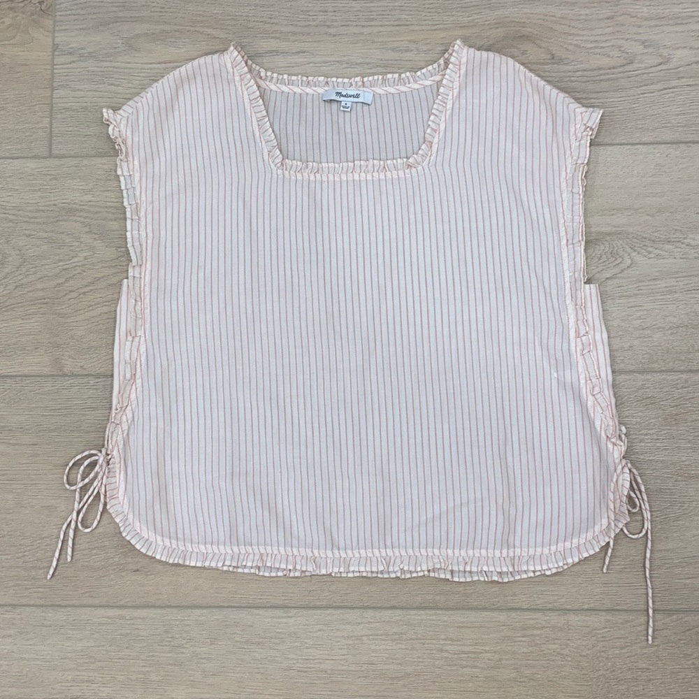 NWOT Madwell Striped Blouse.